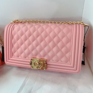 Baby Pink quilted bag